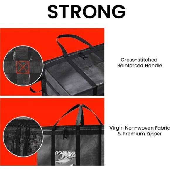 3XL Insulated Cooler Bag and Food Warmer for Delivery & Grocery Shopping - Picture 5 of 8